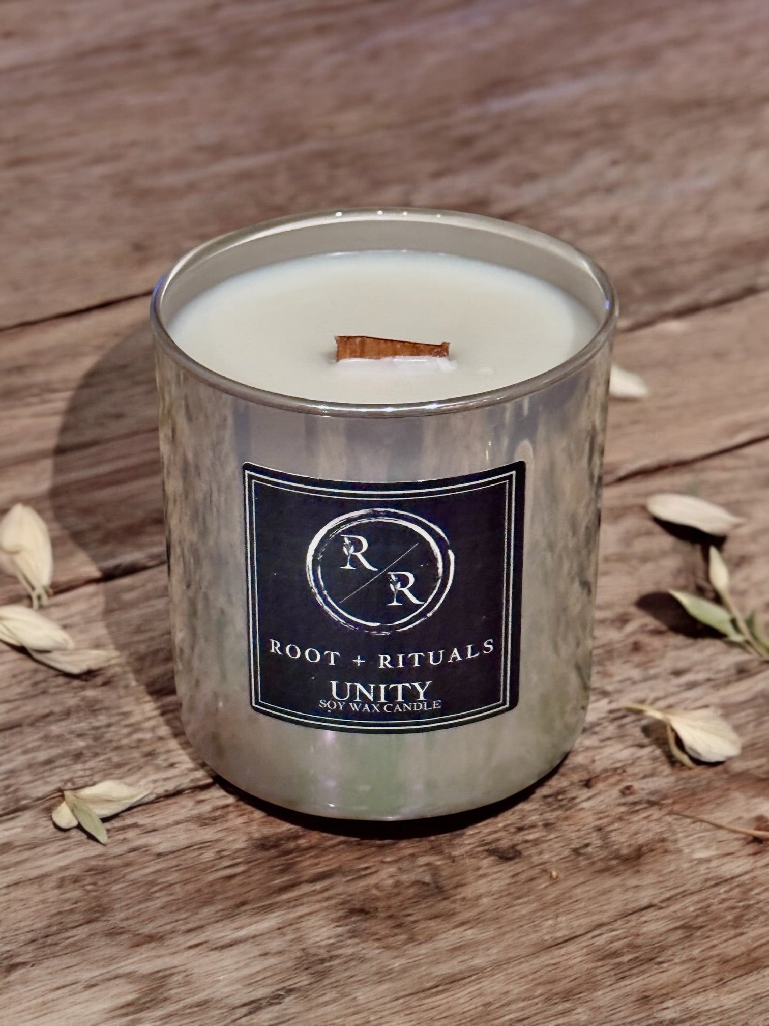UNITY: Taupe Iridescent Candle