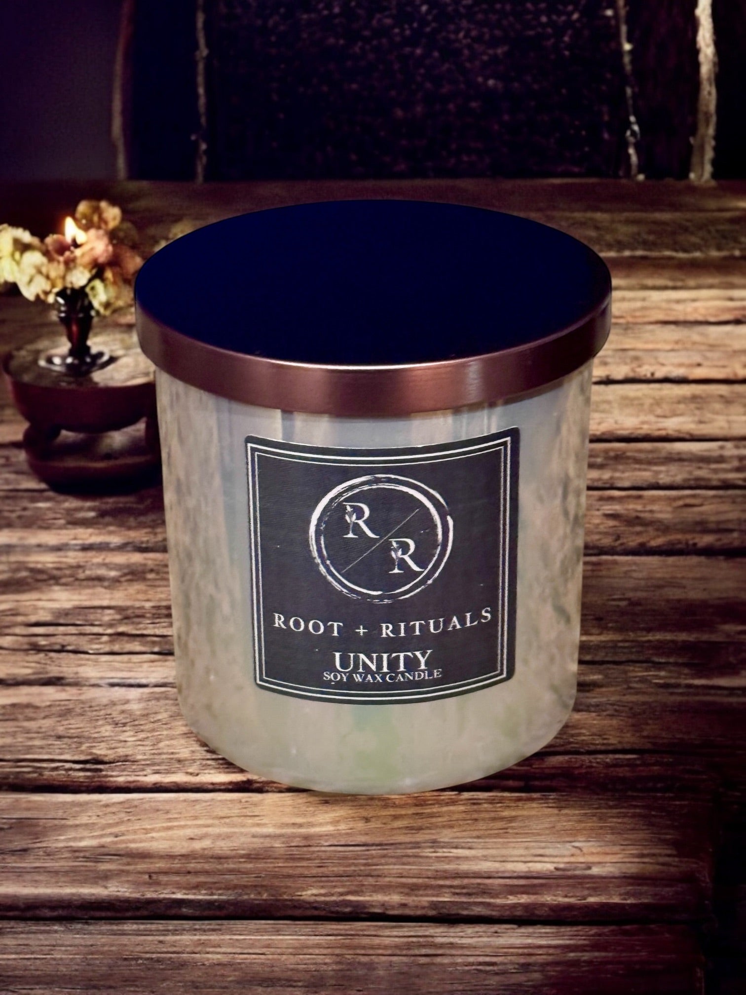 UNITY: Taupe Iridescent Candle