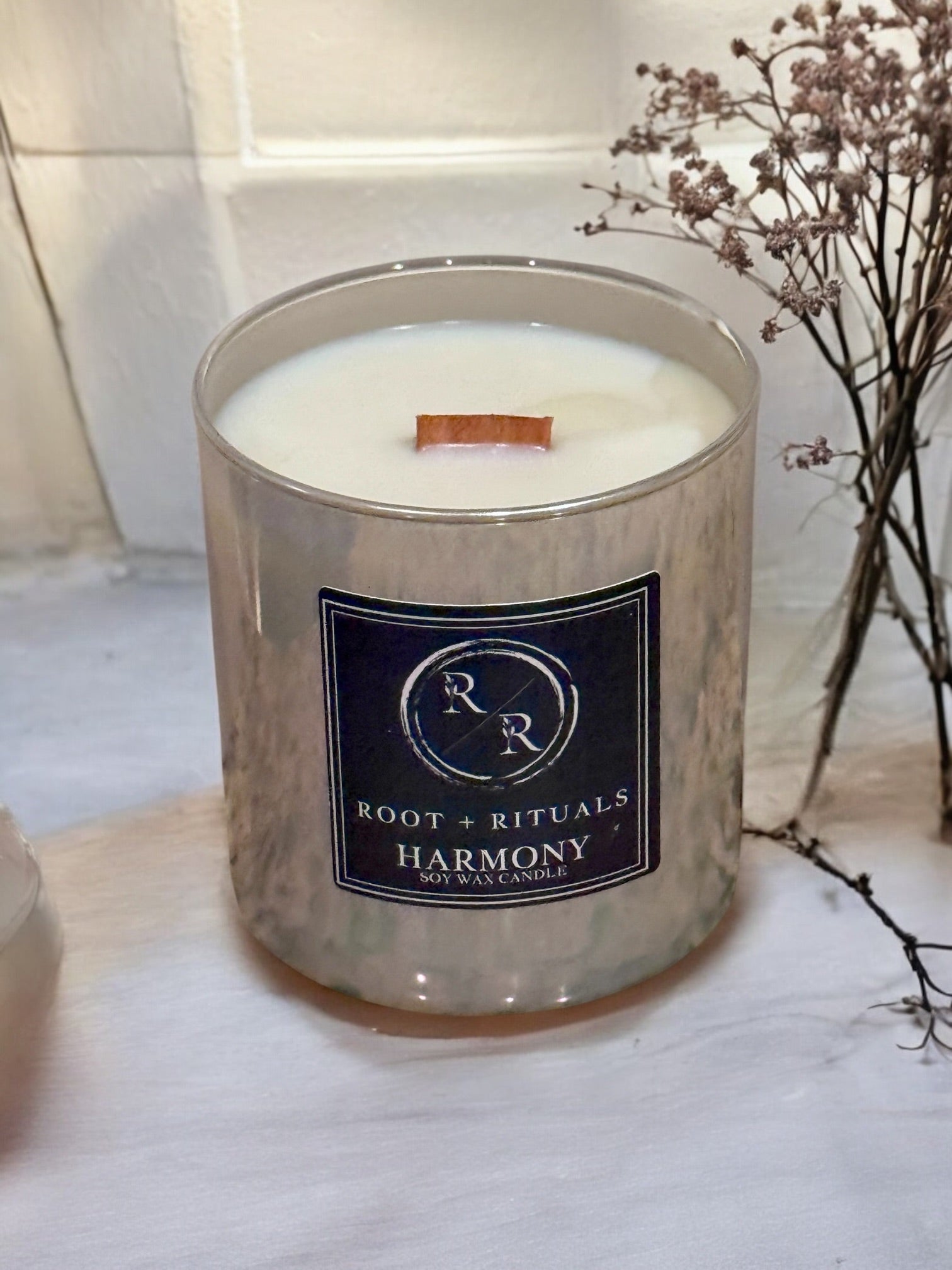 HARMONY: Taupe Iridescent Candle