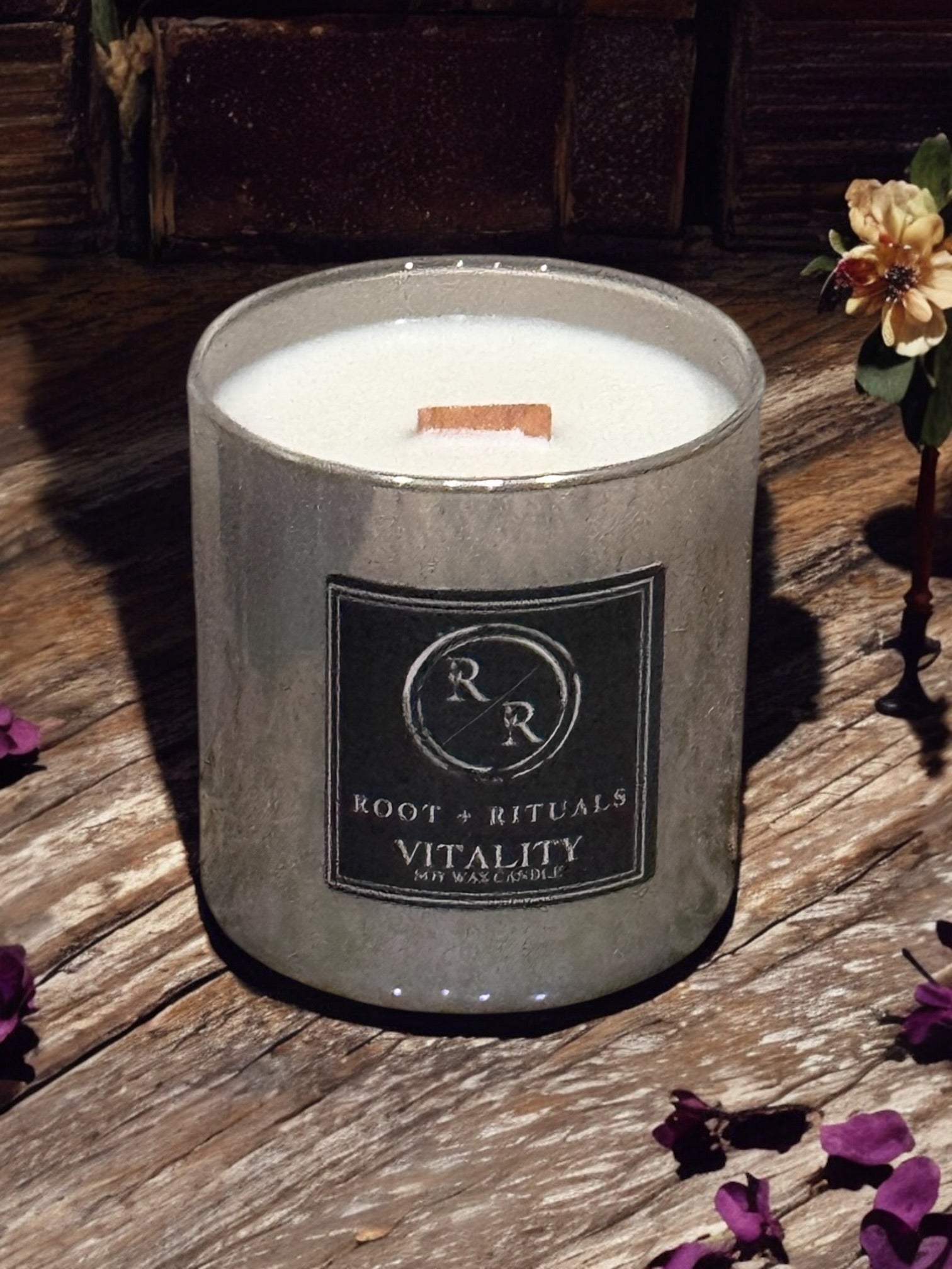 VITALITY: Taupe Iridescent Candle