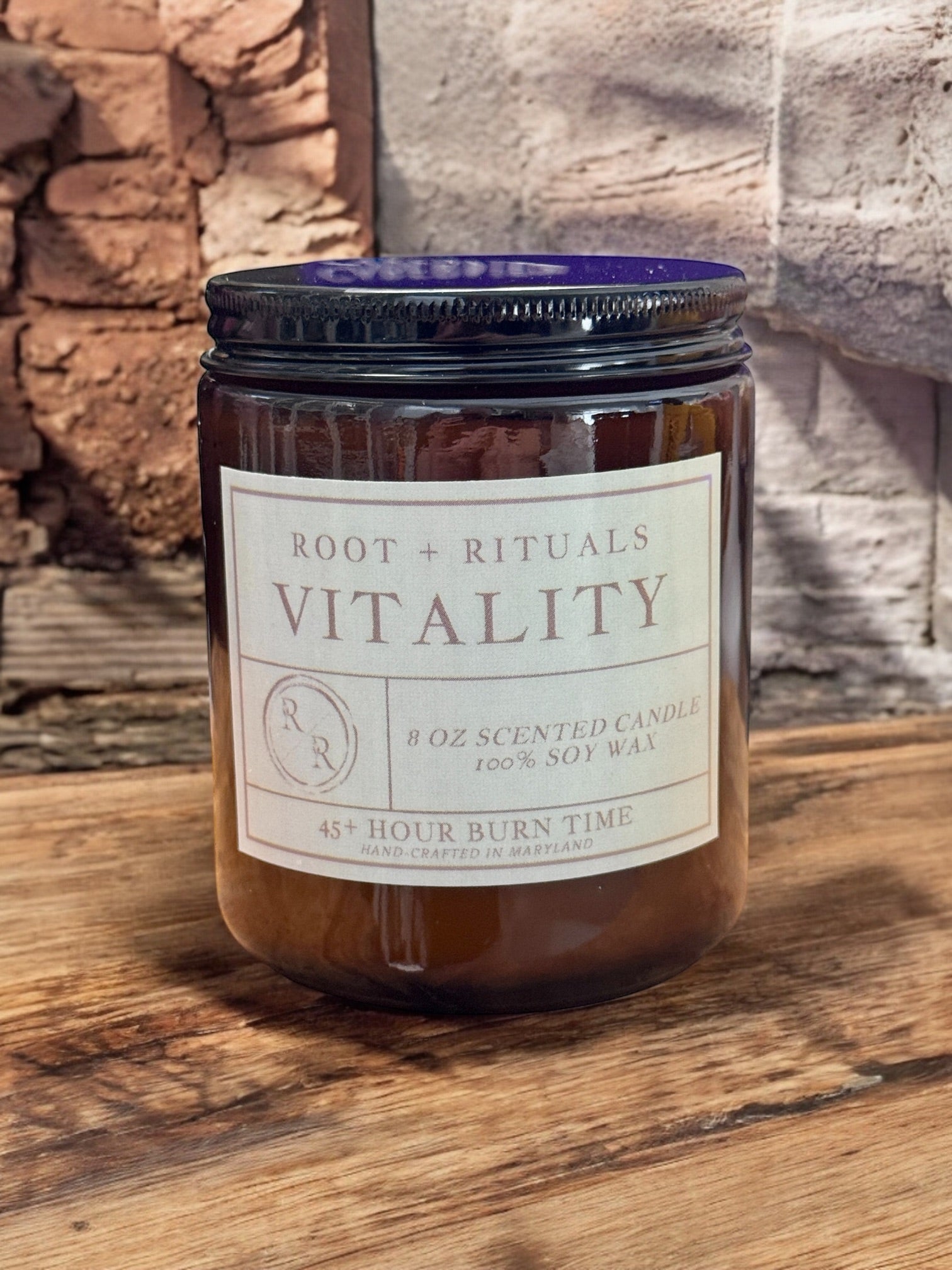 VITALITY: Amber Glass Candle