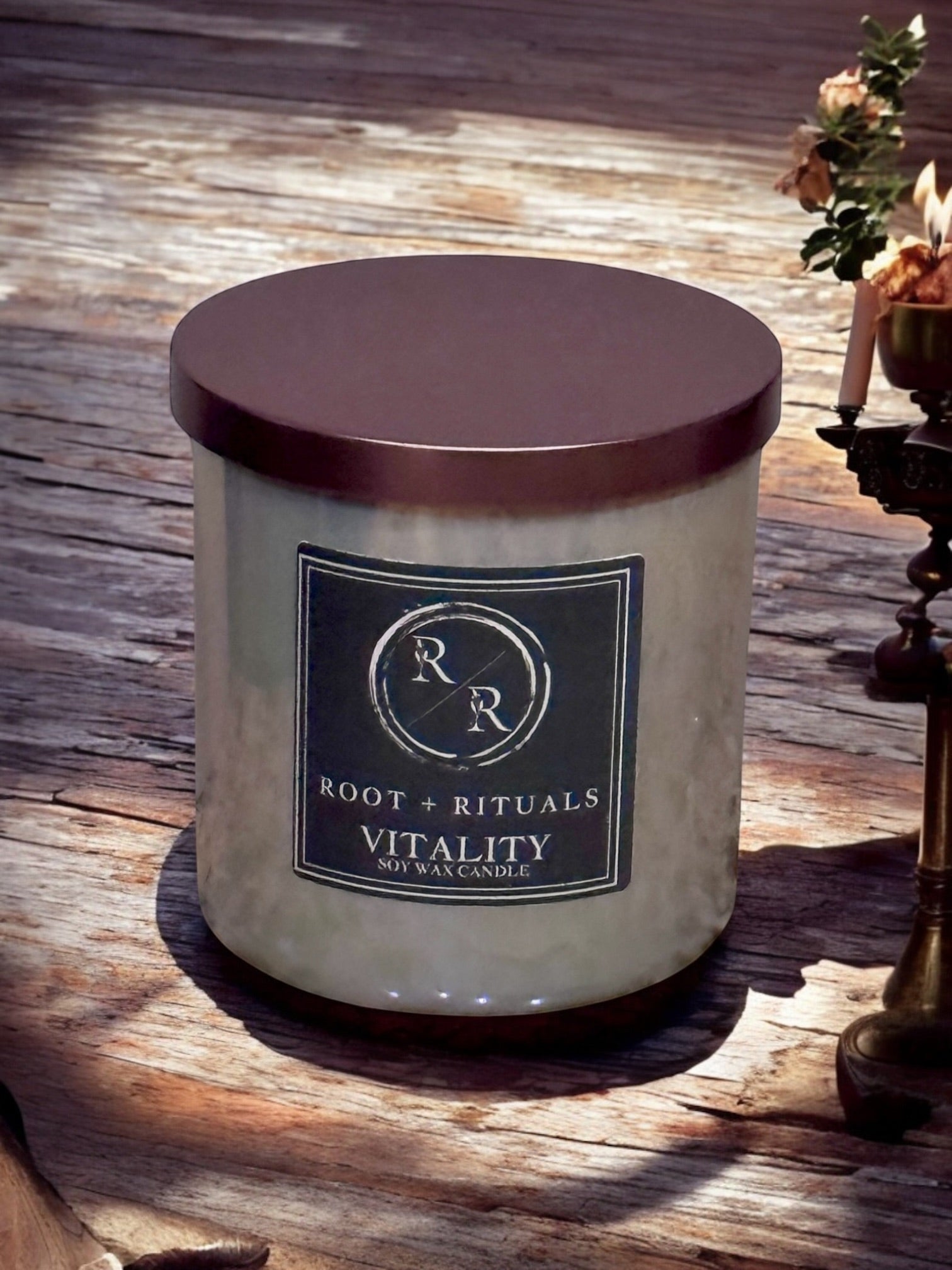 VITALITY: Taupe Iridescent Candle