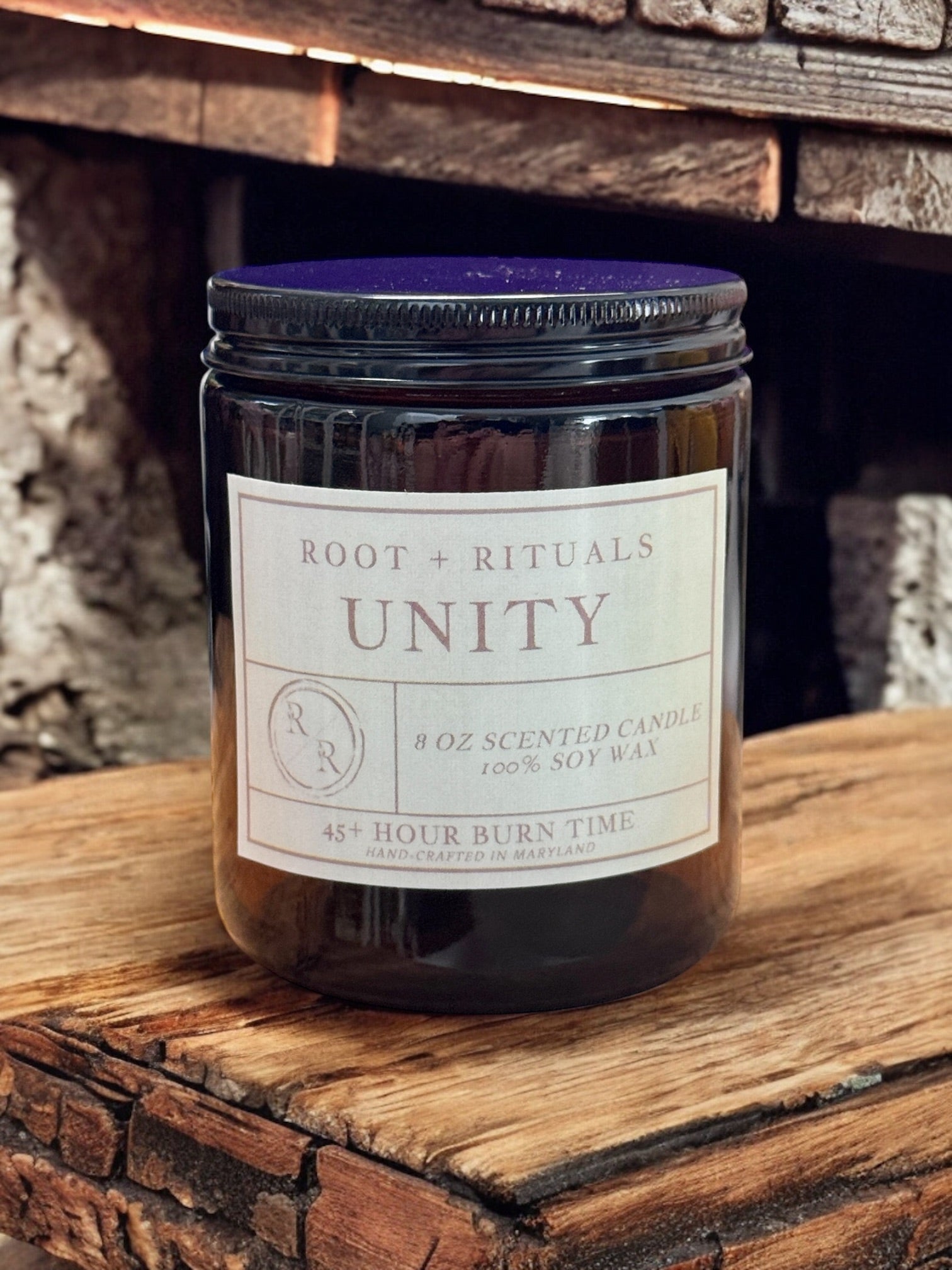 UNITY: Amber Glass Candle